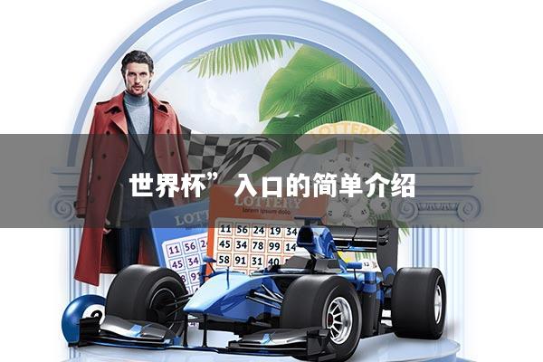 世界杯”入口的简单介绍